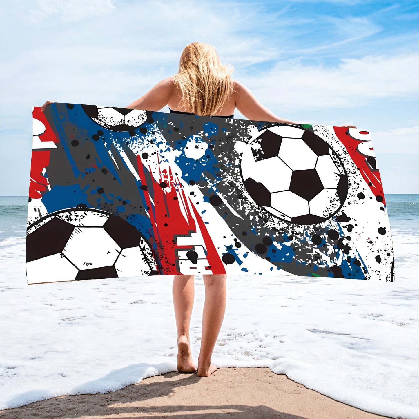 Custom Printed Beach Towel Microfiber Quick-Dry Towel