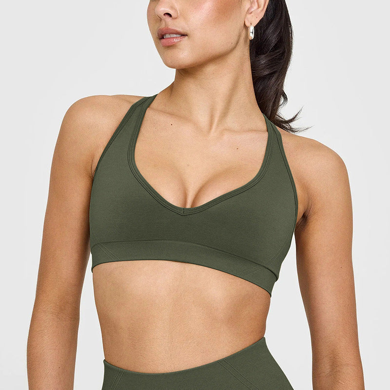 High-Waisted Seamless Yoga Shorts for Women