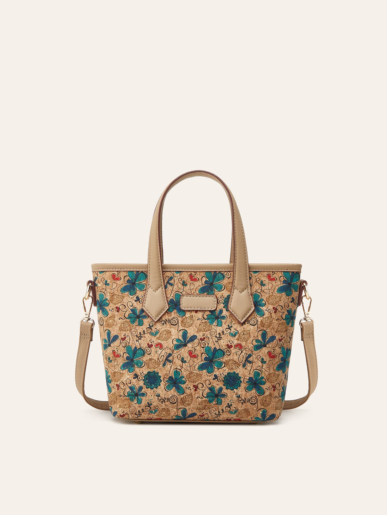 Vintage Ethnic Print Tote Bag Women's Large Capacity Handheld Shoulder Bag