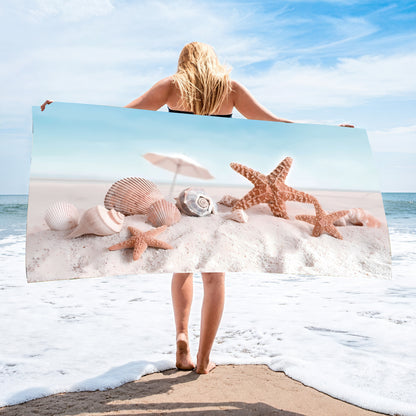 Custom Printed Beach Towel Microfiber Quick-Dry Towel