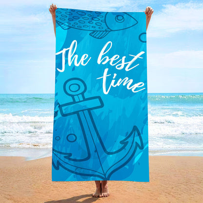 Custom Beach Towel Extra Large Microfiber Printed 100x180cm