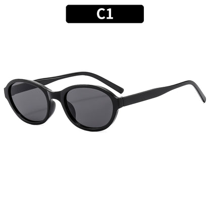 Trendy Oval Sunglasses for Fashionable Casual Wear