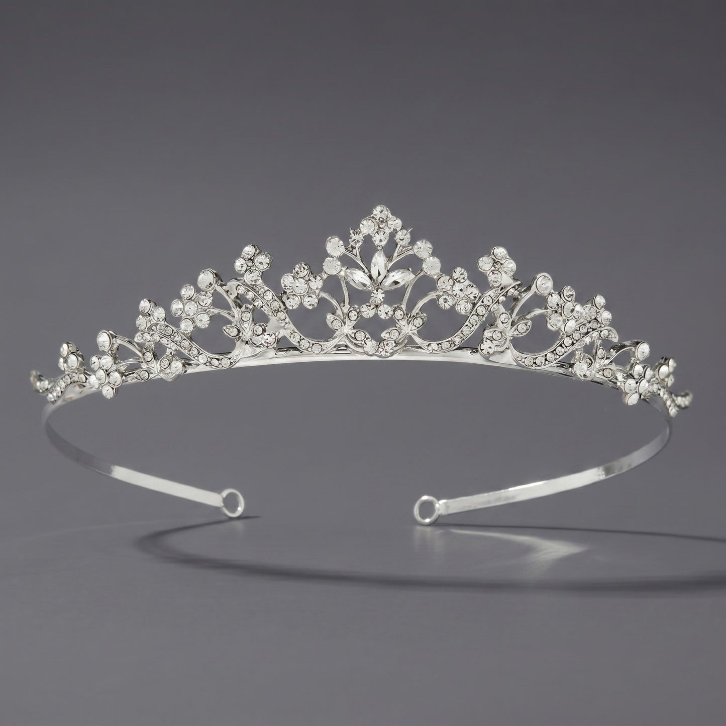 Luxury Rhinestone Princess Crown Headpiece for Birthdays and Weddings