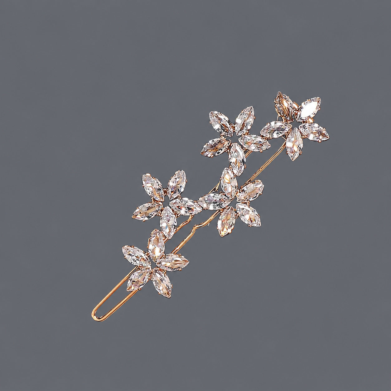 Elegant Zirconia Hair Clips for Everyday Style