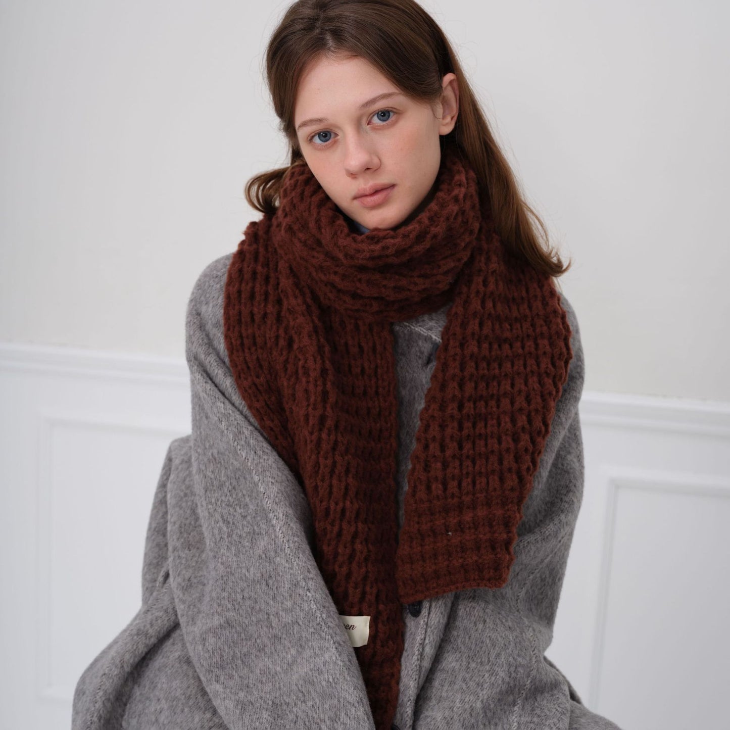 Knitted Scarf for Women Stylish Soft Warm Scarf