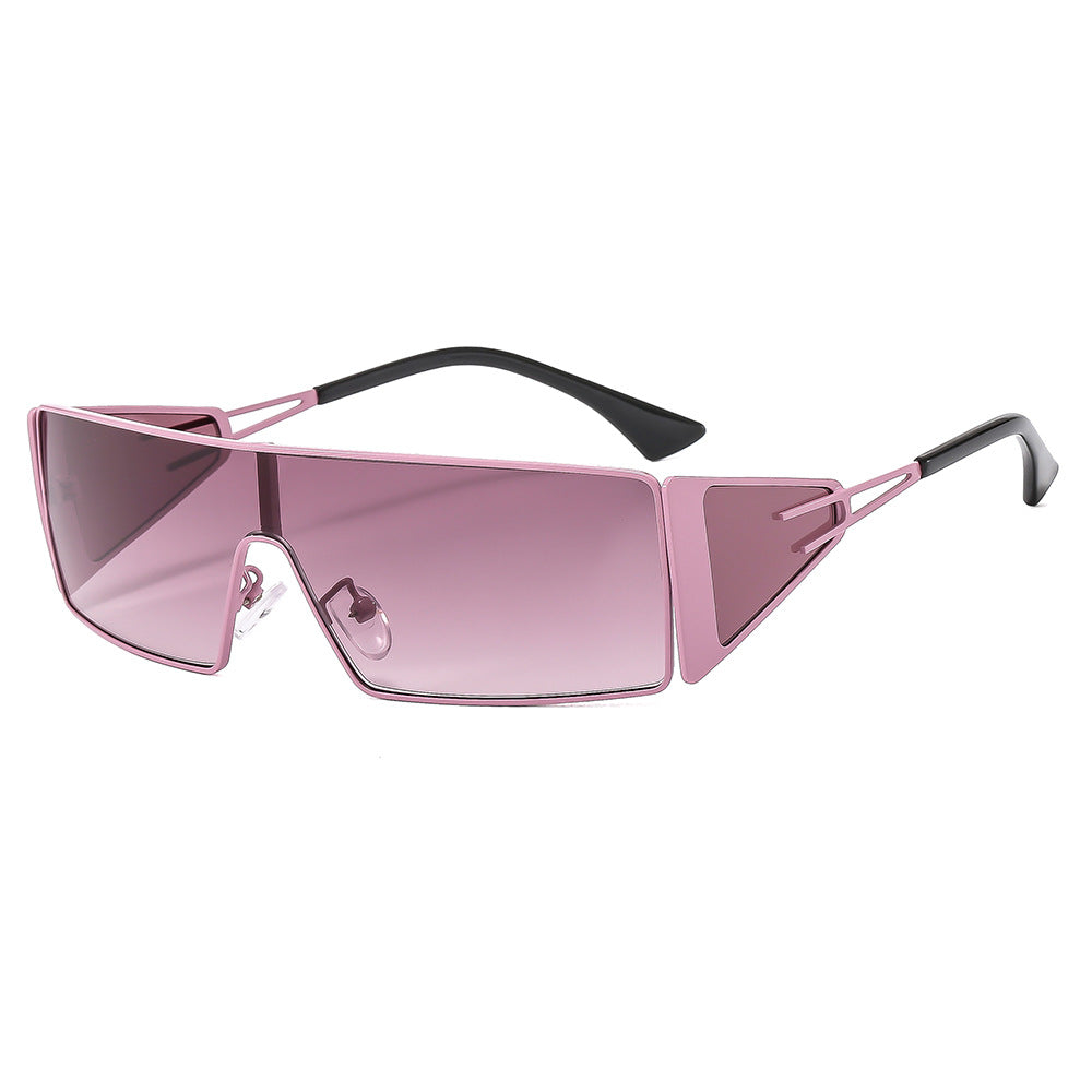 Trendy Metal Future Tech Sunglasses