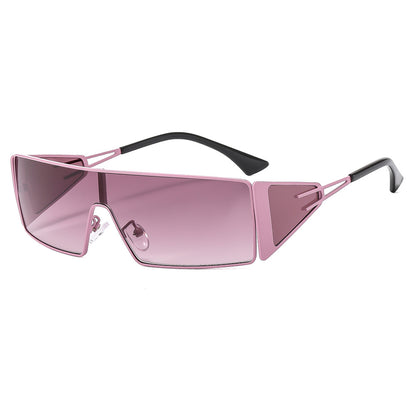 Trendy Metal Future Tech Sunglasses
