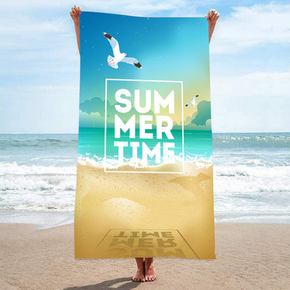 Customized Microfiber Beach Towel with Digital Print