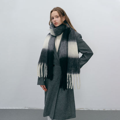 New Large Plaid Scarf for Women - Warm & Cozy