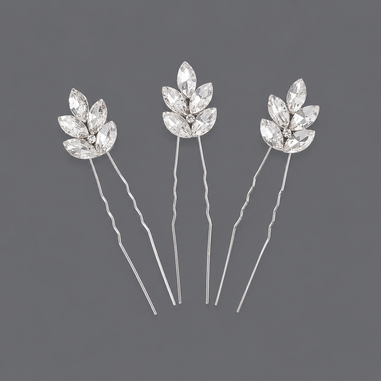 Handcrafted Pearl Hairpins With Rhinestones For Weddings