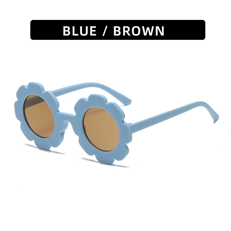 Trendy Kids' Sunglasses Cute Sunflower Design UV400 Protection