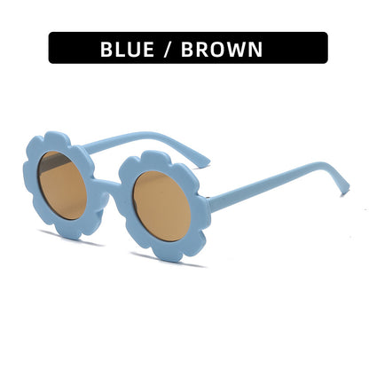 Trendy Kids' Sunglasses Cute Sunflower Design UV400 Protection