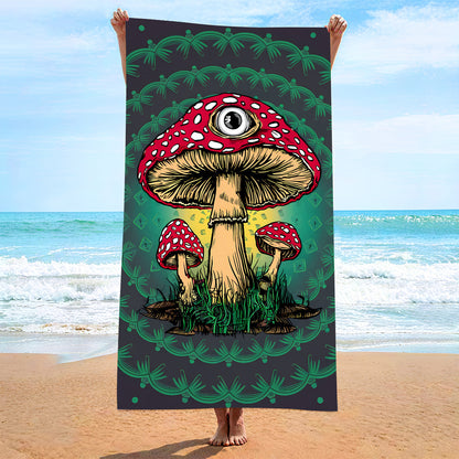 Custom Printed Beach Towel Microfiber Quick-Dry Towel