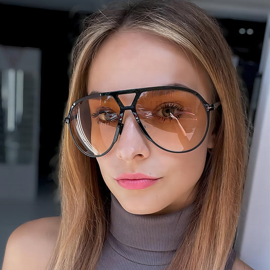 Trendy Oversized Square Sunglasses for Men and Women