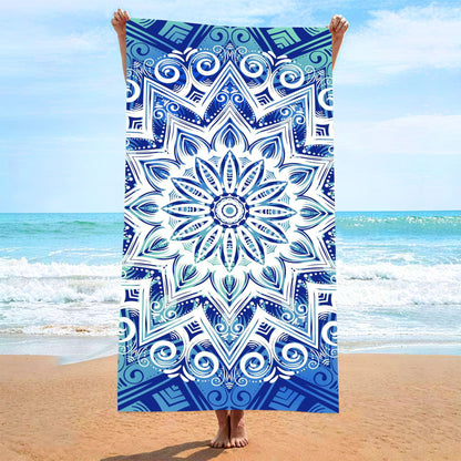 Multisize Microfiber Beach Towels Absorbent Printed Surf Towels