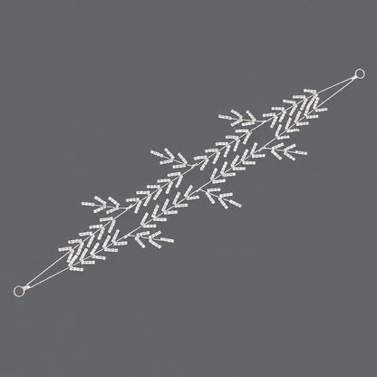 Elegant Floral Hairband with Rhinestones for Any Occasion