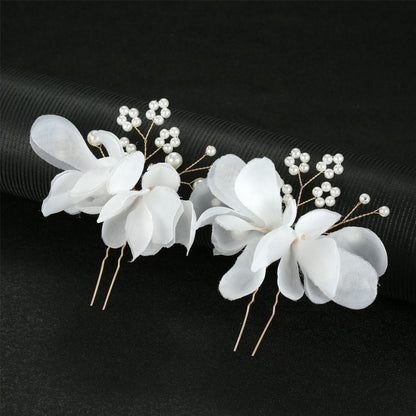 Elegant Pearl U Shaped Hairpin Bridal Hair Accessory