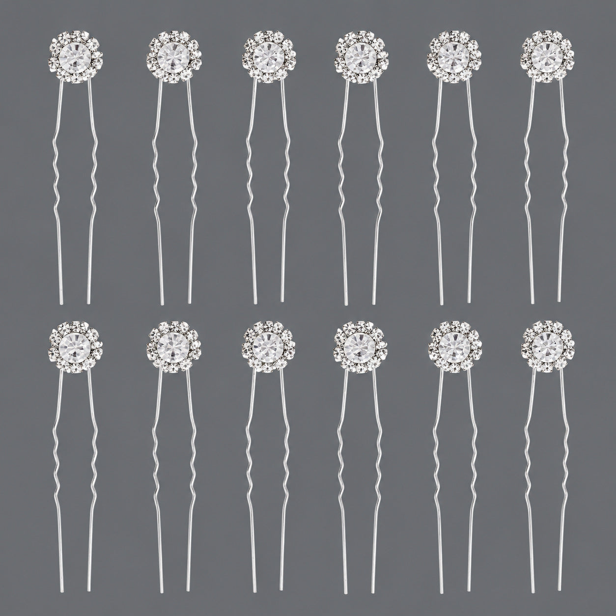 Handcrafted Pearl Hairpins With Rhinestones For Weddings