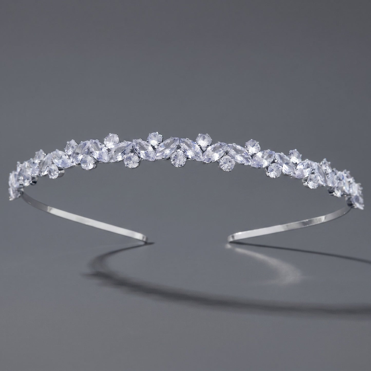 Luxury Rhinestone Princess Crown Headpiece for Birthdays and Weddings