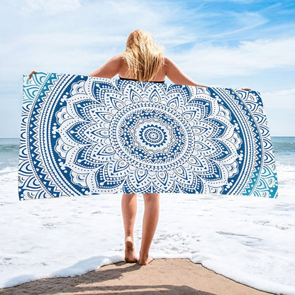 Custom Beach Towel Extra Large Microfiber Printed 100x180cm
