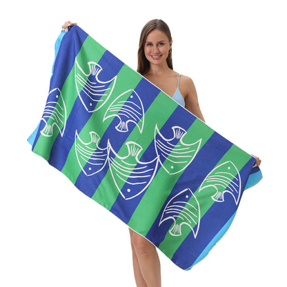 Microfiber Printed Beach Towel Bath Towel