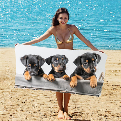 Custom Printed Beach Towel Microfiber Quick-Dry Towel