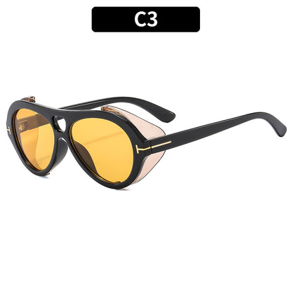 Stylish Multi-Color UV400 Sunglasses Punk Hip-Hop Shades