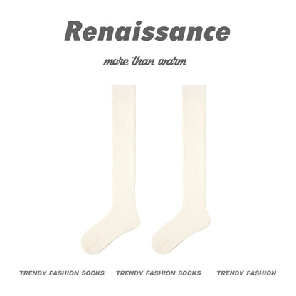 Wool Blend Over The Knee Cozy Thick Socks