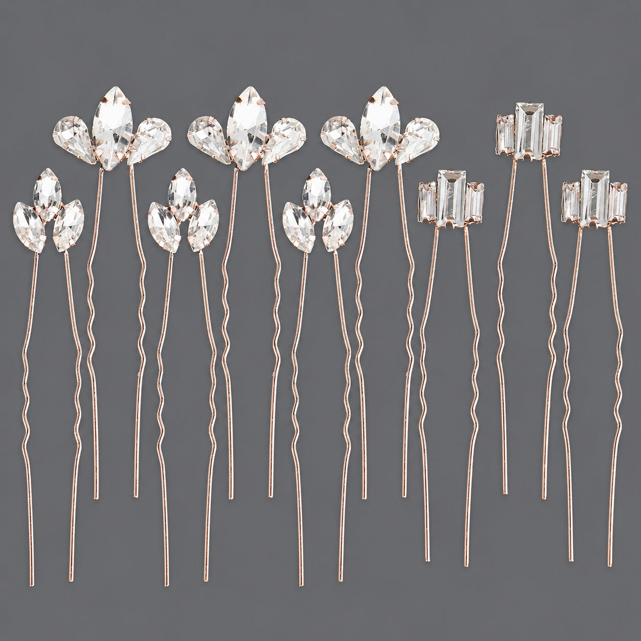 Handcrafted Pearl Hairpins With Rhinestones For Weddings