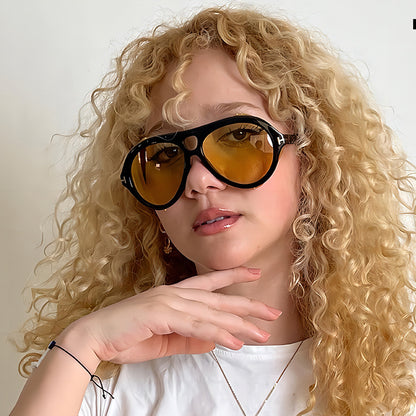 Stylish Multi-Color UV400 Sunglasses Punk Hip-Hop Shades