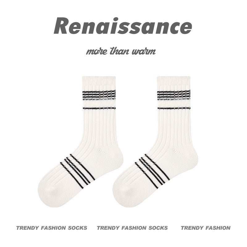 Cozy Cat Mid Calf Plush Polyester Socks