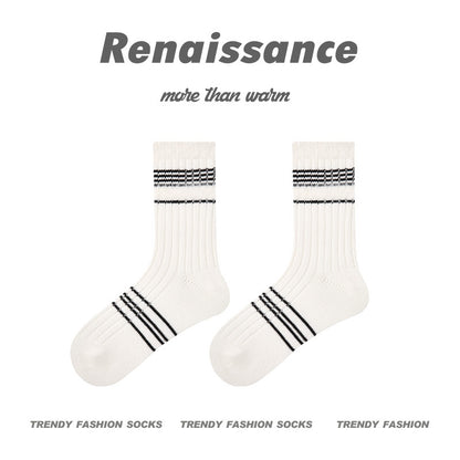 Cozy Cat Mid Calf Plush Polyester Socks