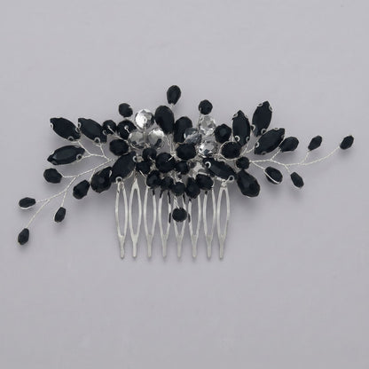 Exquisite Pearl and Crystal Flower Headpiece for Bridal Photoshoots