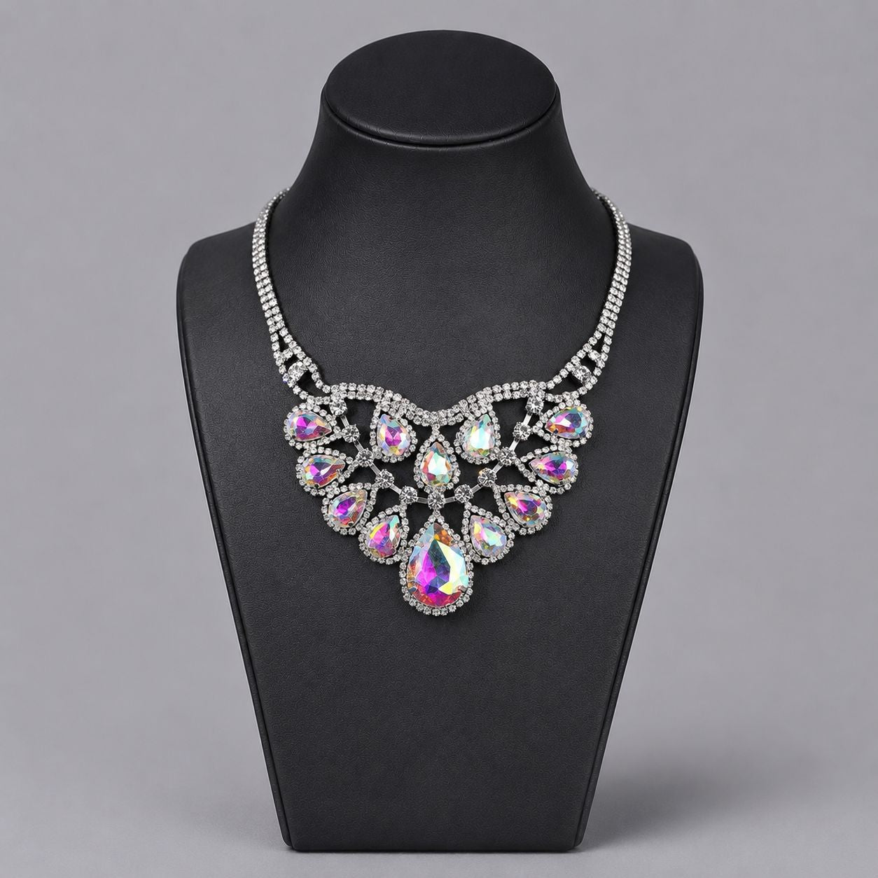 Luxury Bridal Jewelry Set with Pearl and Rhinestone for Weddings and Parties