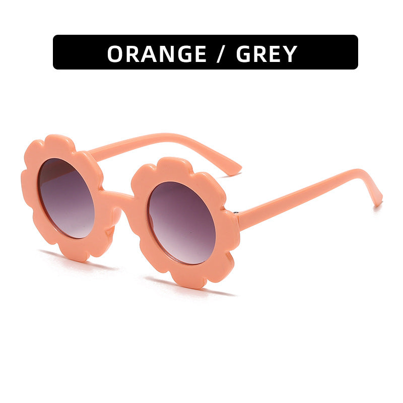Trendy Kids' Sunglasses Cute Sunflower Design UV400 Protection