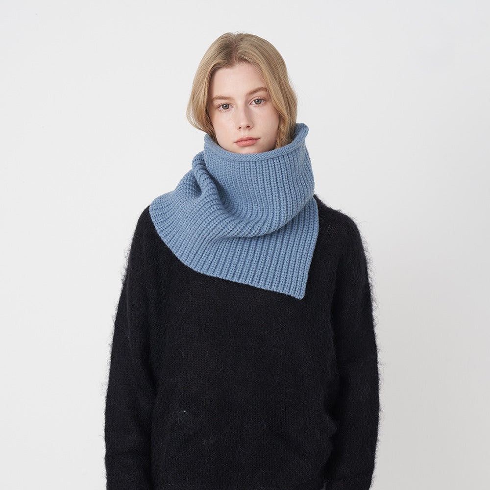 Chic Knit Scarves with Slit Design for All-Season Style