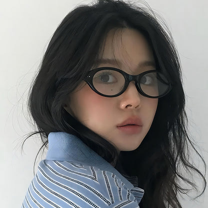Retro Chic Unisex Clear Lens Blue Light Blocking Glasses