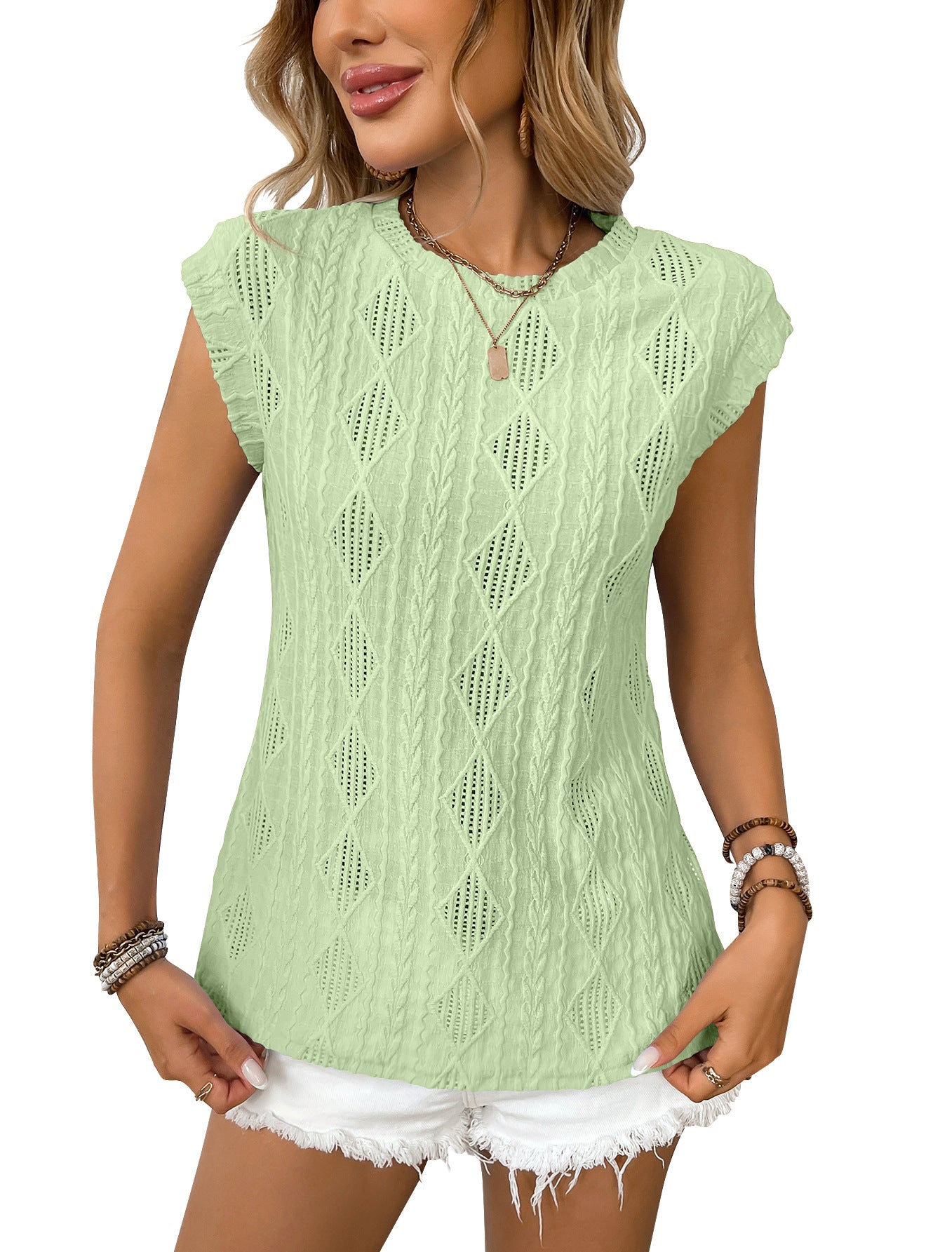 Casual Geometric Print Loose Fit T-Shirt