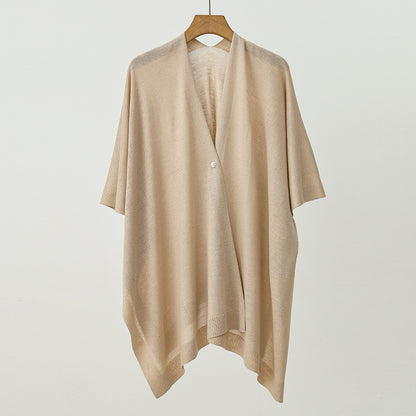 Lightweight Knit Open-Front Cardigan for Women