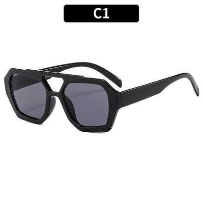 Trendy Square Pilot Sunglasses UV400 Protection