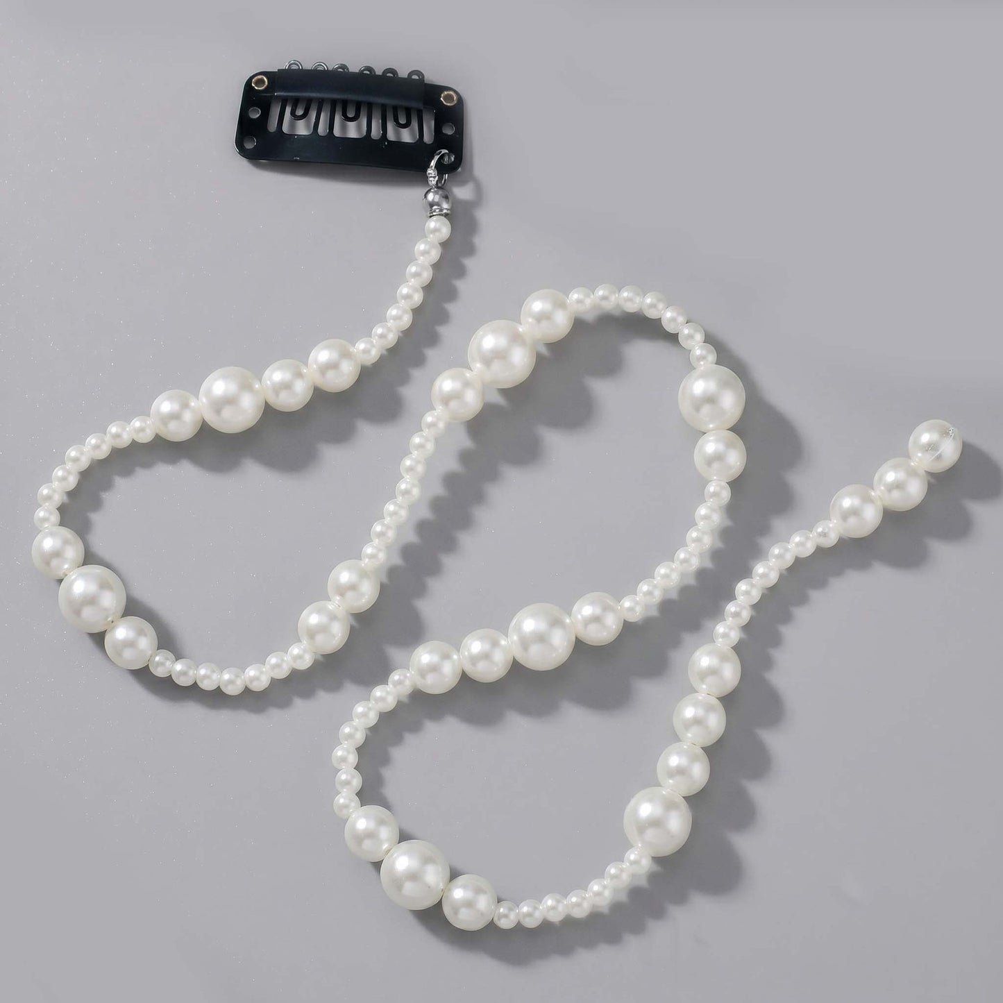 Exquisite Pearl and Crystal Flower Headpiece for Bridal Photoshoots