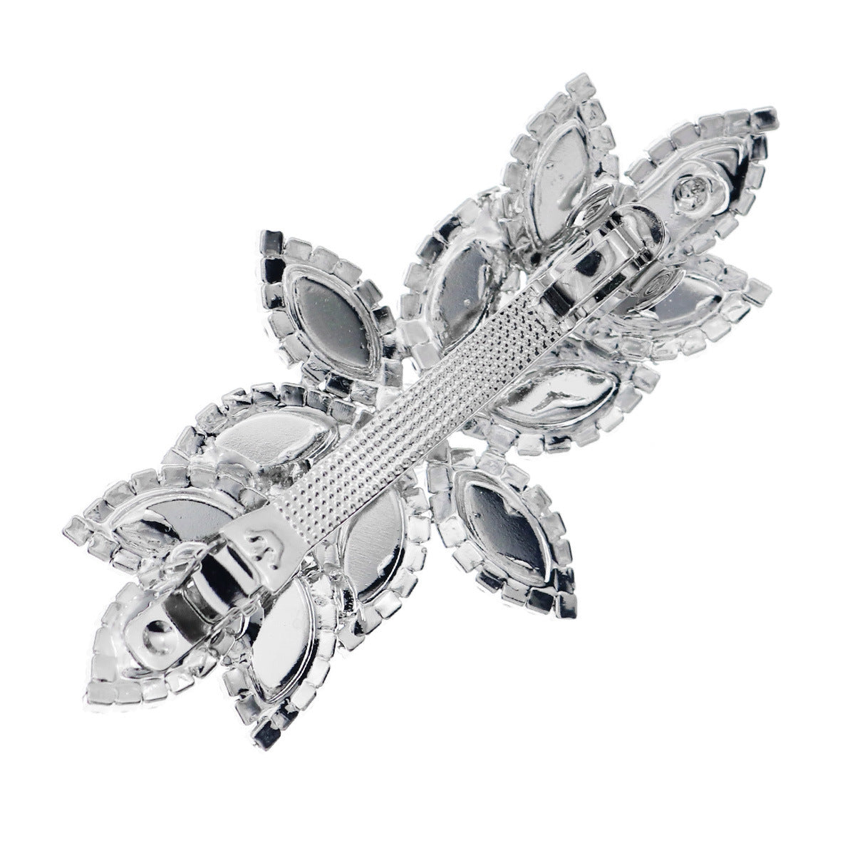 Elegant Flower Design Rhinestone Hair Clip For Women