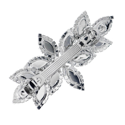 Elegant Flower Design Rhinestone Hair Clip For Women