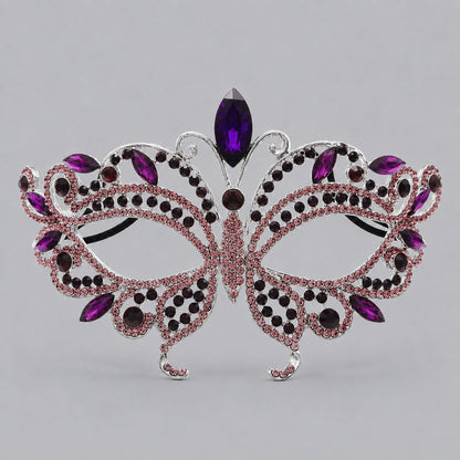 Luxury Rhinestone Half Face Masks for Parties and Events