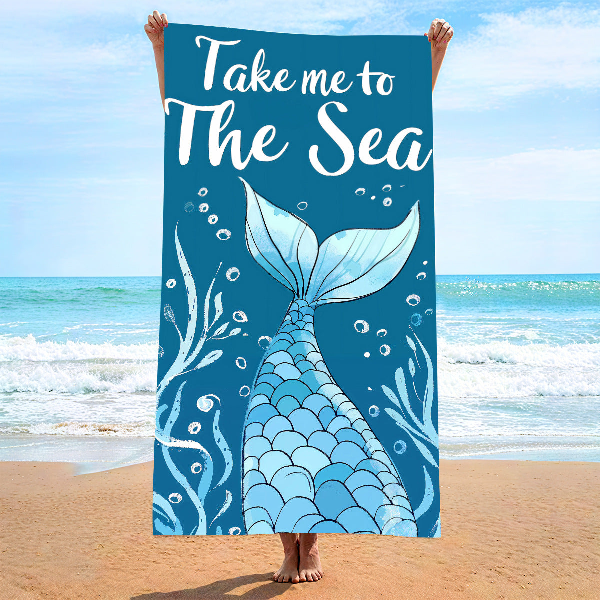 Custom Printed Beach Towel Microfiber Quick-Dry Towel