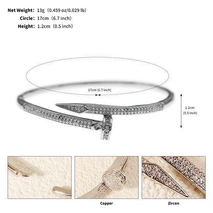 Crystal Studded Open Cuff Bracelet Elegant Jewelry for Weddings and Parties