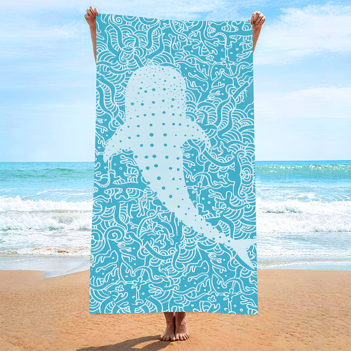 Custom Printed Beach Towel Microfiber Quick-Dry Towel