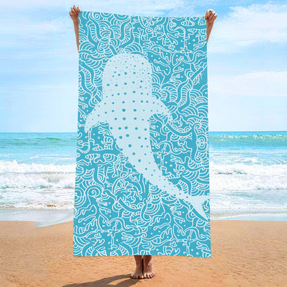 Custom Printed Beach Towel Microfiber Quick-Dry Towel