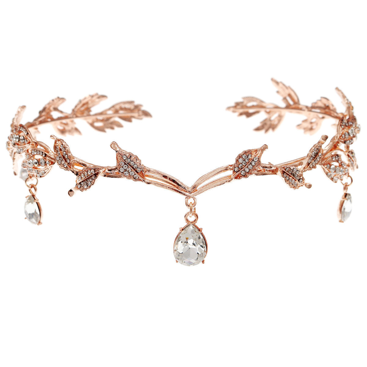 Crystal Crown Headband for Weddings and Parties