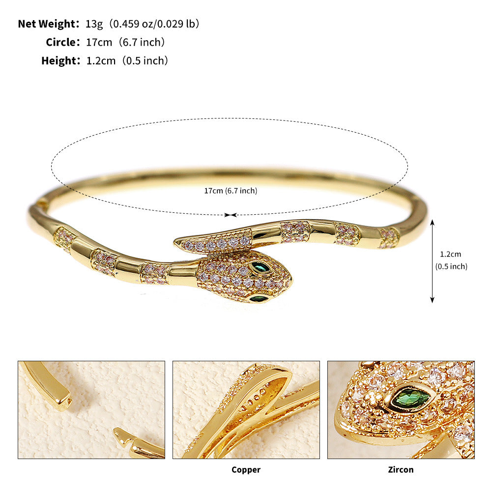 Crystal Studded Open Cuff Bracelet Elegant Jewelry for Weddings and Parties